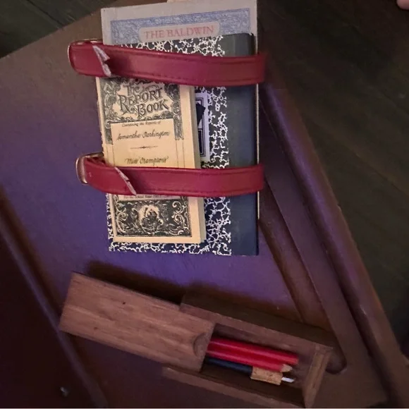 Retired American Girl PC Samantha’s Buster Brown Dress & School Supplies 1986 - Picture 3 of 14